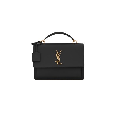 YSL SUNSET TOP HANDLE IN SMOOTH LEATHER 634723D420W1000 (25*18*5cm)